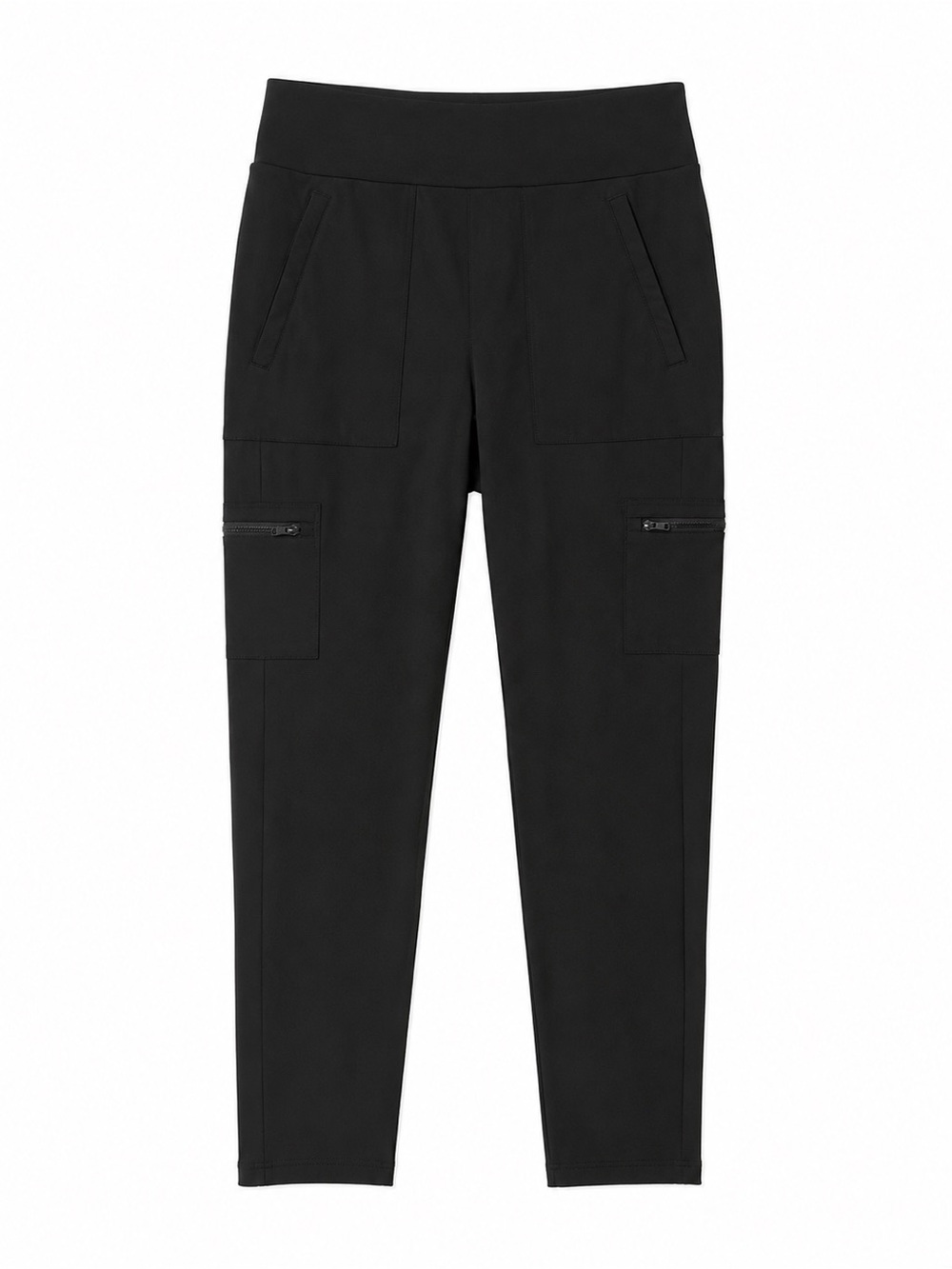Athleta Black Stretch Cargo Joggers